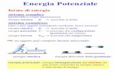 Energia Potenziale - mi.infn.itsleoni/TEACHING/FISICA-BIO/pdf/lezione-5... · Energia Potenziale forme di energia sistema semplice [particella o corpo puntiforme] energia cinetica