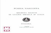 POLLERIA - archivio-torah.it · Questo fascicolo è stato digitalizzato nel 2010 da e contiene un capitolo del libro “Poesia Nascosta: seicento ricette di cucina ebraica in Italia