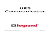 UPS Communicator - ups.legrand.com · In alcun caso il PRODUTTORE, i suoi impiegati, agenti, né alcun altro coinvolto nello sviluppo, nella produzione o nella distribuzione del SOFTWARE