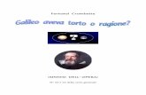 Galileo aveva torto o ragione q - digidownload.libero.itdigidownload.libero.it/adveniat/02/fed_li07.pdf · 5 “Pleni sunt Cœli et Terra gloria tua!” I - IL PROBLEMA Il lettore