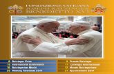 FONDAZIONE VATICANA JOSEPH RATZINGER BENEDETTO · PDF file4 The Joseph Ratzinger – Benedict XVI Vati-can Foundation was founded ad experimentum on 1st March 2010 by Pope Benedict