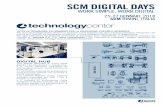 SCM DIGITAL DAYS - scmgroup.com · Con una produttività di circa 30 finestre per turno, la consolidata combinazione di scorniciatrice automatica superset nt con il centro di ...