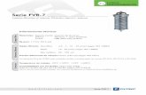 Serie FVR-7 - filtrec.it cataloghi/idraulica/esp/FVR-7.pdf · Los elementos filtrantes usados y las partes del filtro sucias de aceite se clasifican como "residuos especiales peligrosos"