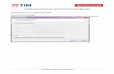 Parametri di accesso in modalità POP3-SMTP · Configurazione Client per servizio Nuvola It Message Cube Telecom Italia - PUBBLICO - Tutti i diritti riservati Parametri di accesso