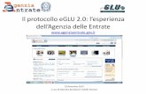 Il protocollo eGLU 1.0: l’esperienza dell’Agenzia delle ...eventipa.formez.it/sites/default/files/allegati_eventi/eglu... · Il protocollo eGLU 2.0: l’esperienza dell’Agenzia