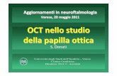 oct nello studio della papilla ottica - ospedalivarese.net nello... · Aggiornamenti in neuroftalmologia Varese, 20 maggio 2011. Cos’èla tomografia ottica e luce coerente (OCT)