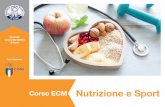 Corso ECM Nutrizione e Sport - unicampus.it · statica, adipometria Destinatari Dietisti, biologi e medici chirurghi specialisti in Scienze dell’alimentazione e Dietetica, per un