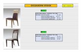 occasioni stock.pdf · fusto in metallo quadrato verniciato alu quantita': a stock pz. 100 tavolo mod. ovale/t670/fz all. dimensioni: (207) colore: basamento metallo grigio/ top o