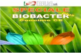 SPECIALE BIOBACTER PLUS - lgitaliasrl.com · La L.G. ITALIA S.R.L. nasce con un preciso obbiettivo: la distribuzione di prodotti chimici di qualità nel pieno rispetto dell’ambiente.