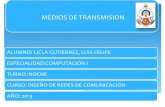 MEDIOS DE TRANSMISION - luguti.files.wordpress.com · Ventajas: Bajo costo en su contratación. Alto número de estaciones de trabajo por segmento. ... BANDA BASE:cable de televisión