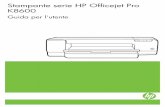 Stampante serie HP Officejet Pro K8600h10032. · Sommario 1 Informazioni preliminari Ricerca di altre risorse per il prodotto ..... .5