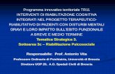 Programma innovativo territoriale TR11 INTERVENTI DI ... · terapia psicologica integrata – ipt (brenner et al., 1994) training cognitivo training di competenze sociali . cogpack