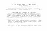 NEUROPSICHIATRIA · neuropsichiatria rivista trimestrale di neuropsicopatolooia e o' igiene mentale fondata nel 1929 da angelo alberti edita dall'amministrazione provinciale di genova