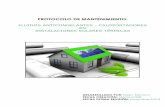 PROTOCOLO DE MANTENIMIENTO - quimacer.com MANTENIMIENTO... · protocolo de mantenimiento: fluidos anticongelantes - caloportadores en instalaciones solares tÉrmicas desarrollado