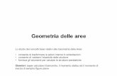 6 geometria aree - people.unica.it - Università di Cagliaripeople.unica.it/pau/files/2015/10/6_geometria_aree.pptx.pdf · Si proceda al calcolo del momento statico per una sezione