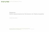 Statuto NVS Associazione Svizzera di Naturopatia · Association Suisse en Naturopathie · Associazione Svizzera di Naturopatia NVS · Schützenstrasse 42 · CH-9100 Herisau · T +41