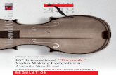 C R E M O N A 2018 Museo del Violino · 2018 C R E M O N A Museo del Violino Museo del Violino Fondazione Antonio Stradivari Cremona BOARD OF ADMINISTRATORS Gianluca Galimberti President,