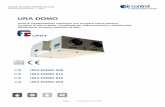 4-Air Control-Catalogo VMC 18-URA DOMO def · Gas refrigerante R134A ... V/ph/ Hz 230/1/50 230/1/50 230/1/50 230/1/50 ... Controllo touch con menù grafico, ...