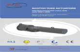 SCOTCH YOKE ACTUATORS - Max-Air Technology · SHD and CHD heavy duty scotch yoke actuators are designed to perform in the most demanding applica- ... 3 Bushing O-Ring Nbr 4 Upper