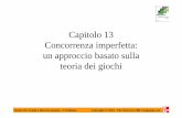 Capitolo 13 Concorrenza imperfetta: un approccio basato ... · PDF fileTitle: Microsoft PowerPoint - Capitolo_13.ppt Author: Administrator Created Date: 12/23/2010 12:59:22 PM