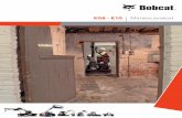 E08 - E10 Miniescavatori - Bobcat Equipment and ... · disponibile un kit demolizione opzionale ... mentre, in posizione retratta, riduce la larghezza dell’escavatore a 710 mm permettendogli