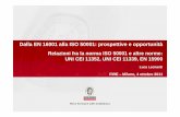 Dalla EN 16001 alla ISO 50001: prospettive e opportunità · 2015-05-27 · Bureau Veritas Certification – Milano, 4 ottobre 201 1 22 La norma UNI CEI EN 15900:2010 This standard