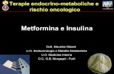 Metformina e Insulina - Ass.Med.Endo. · Metformina e Insulina U.O. Dott. Maurizio Nizzoli U.O. Endocrinologia e Malattie Metaboliche ... IGF-1 Receptor and Insulin Receptors Insulin