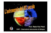 INAF - Osservatorio Astronomico di Bolognadavide2.bo.astro.it/~universo/conferenze/ppt/FusiPecci/2003-flavio... · La cosmologia è basata sulle idee newtoniane, che implicano un