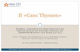 Il «Caso Thyssen» - Asso 231 · storia, andamento processuale ed implicazioni di natura penale ed amministrativa (ex dlgs 231/01) d al l ’even to catas trofi co al l a s en ten