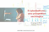 Il cyberbullismo: unaprospeva sociologica · 10% hanno subito bullismo faccia a faccia, 12% vittime di cyberbullismo . Le competenze digitali • La competenza digitale, in particolare,