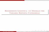 RegressioneLogistica: un Modello per Variabili ...people.unica.it/nicolatedesco/files/2012/04/Regressione_Logistica2.pdf · RegressioneLogistica: un Modello per Variabili RispostaCategoriali