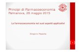 Principi di Farmacoeconomia - sifoweb.it · 1 Principi di Farmacoeconomia Palmanova, 28 maggio 2015 La Farmacoeconomia nei suoi aspetti applicativi Gregorio Papadia
