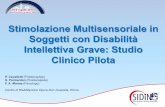 Stimolazione Multisensoriale in Soggetti con Disabilità ...sidin.info/congresso/file presentazioni/cavalletti paola.pdf · EBM (Evidence-based medicine) La letteratura complessivamente