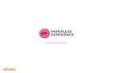 px PAPERLESS EXPERIENCE - doxee.com · cedenti/prestatori; • un file in formato compresso ZIP contenente uno o più file dei tipi ... cati di riferimento. Con il suo Centro di Competenza,