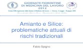 Amianto e Silice: problematiche attuali di rischi tradizionalisimlii.it/assets/SEZIONI REGIONALI/toscana/Spigno.pdf · -materiale granulare lipoproteinaceo eosinofilo, PAS+, D-resistente