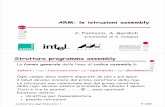 ARM: le istruzioni assembly - unina. Elettronici 2/Materiale/Sergio Congiu... · PDF file03.b ARM: le istruzioni assembly C. Fantozzi, A. Gardich (revisione di S. Congiu) 1 Architettura