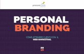 Personal branding (inbound marketing) - Pensare Web · introduzione Se stai leggendo questa guida significa che anche tu hai già sentito la parola “Web marketing” e vuoi saperne