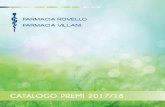 CATALOGO PREMI 2017/18 - irp-cdn. · PDF filePunti ad ogni acquisto per ottenere i premi in Catalogo prenotandoli al banco o sul sito della Farmacia 5LFHYL ... radioso e vitale GRATIS