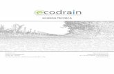 SCHEDA TECNICA - Ecodrain – Pavimentazioni Drenanti ... · zione 2+ secondo la norma EN 12620, additivi speciali per il conseguimento di alte prestazioni meccaniche.