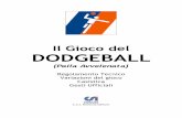 Il Gioco del DodgeBall Gioco del Dodgeball.pdf · cattiva interpretazione ed applicazione delle regole del gioco. Un match ufficiale non può avere luogo