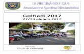 Golfiadi 2017 del 21-23 giugno 2017 - golfpinetina.it 2017 del 21-23 giugno 2017.pdf · Nome della gara: Data: Note: Classifica Gara di Putting Green Club dei Giovani LA PINETWA GOLF