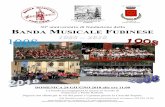 30º anniversario di fondazione della ANDA MUSICALE FUBINESE · La banda accompagnerà la messa in ricordo di Francesca e Pietro Robotti. Seguirà una sfilata per le vie del paese