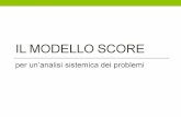 Il modello Score - Fabrizio Pieronifabriziopieroni.weebly.com/uploads/6/4/1/7/6417883/problem_solving... · Il SCORE Viene utilizzato in PNL per l'analisi dei problemi. L'acronimo