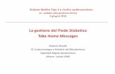 La gestione del Piede Diabetico Take Home Messages Roberta.pdf · pazienti prima di iniziare una terapia antibiotica empirica ... • La terapia genica offre tale possibilit ... Slide