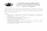 COMITATO RORAIMA ONLUS INFORMAZIONI N. 7 – 2017 (1 … INFORMAZIONI/07 2017 Coro Informazioni.pdf · INDIGENISTA MISSIONARIO DELLA CONFERENZA EPISCOPALE ... (credo che sarebbe ...