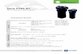 Serie F280-D1 - filtrec.it cataloghi/idraulica/F280-D1.pdf · Temperatura di esercizio: -25°C +120°C (-13°F +248°F) Compatibilità con i fluidi ... B NBR V FKM GUARNIZIONI B3