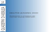DELPHI LEASING 2000 - assilea.it · contro Delphi Leasing che si è tenuto a Milano il 12 ottobre 2000, al quale hanno ... 2.2.6 - Macchine movimento terra 2.3 Il mercato immobiliare