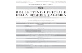 BOLLETTINO UFFICIALE DELLA REGIONE CALABRIA · Maria Bambina e De Napoli Felice pag. 14988 DECRETO n. 6301 del 16 ... DECRETO n. 6029 del 14 maggio 2007 ... Rettifica ed integrazione