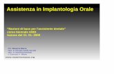 assistenza in implantologia - massimomazza.org · Assistenza in Implantologia Orale dott. Massimo Mazza spec. In chirurgia maxillo-facciale spec. In odontostomatologia v. Guerrazzi