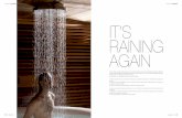 IT’S RAINING AGAIN - designbath.cz · cromoterapia. High performance characteristics and an attractive design allow maximum customization of the shower space, making it possible